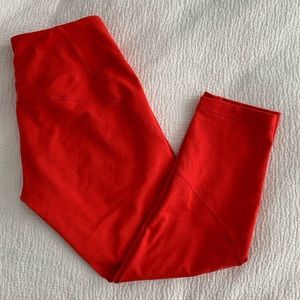 Zella “Live In” Crop Leggings - Red Poppy Size XS